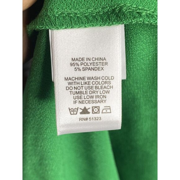 CeCe Sportswear Women's Puff Sleeve Key Item Knit‎  Green SZ M - Picture 8 of 10